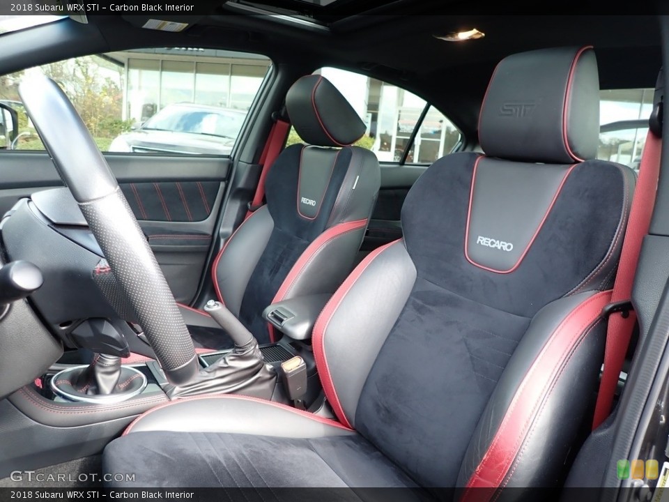 Carbon Black Interior Photo for the 2018 Subaru WRX STI #143097424