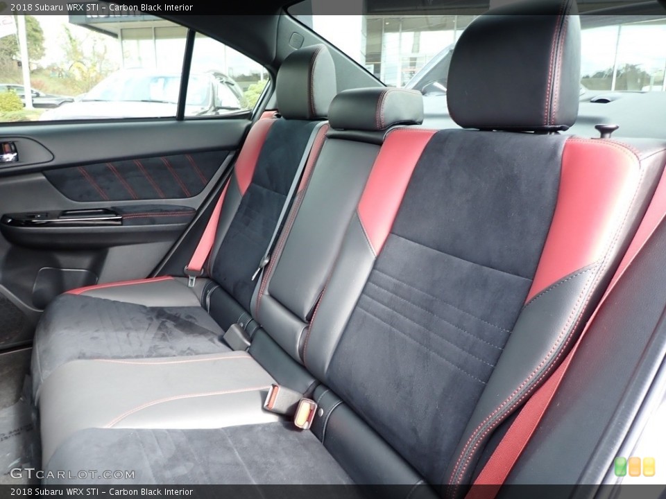 Carbon Black Interior Rear Seat for the 2018 Subaru WRX STI #143097454