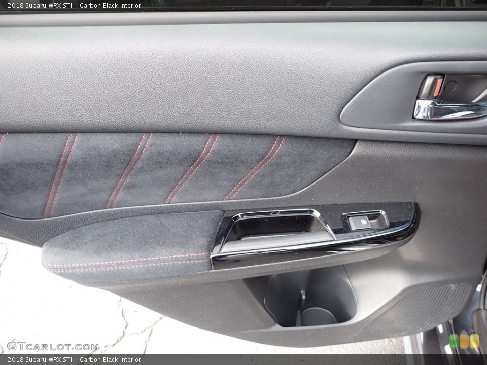 Carbon Black Interior Door Panel for the 2018 Subaru WRX STI #143097502
