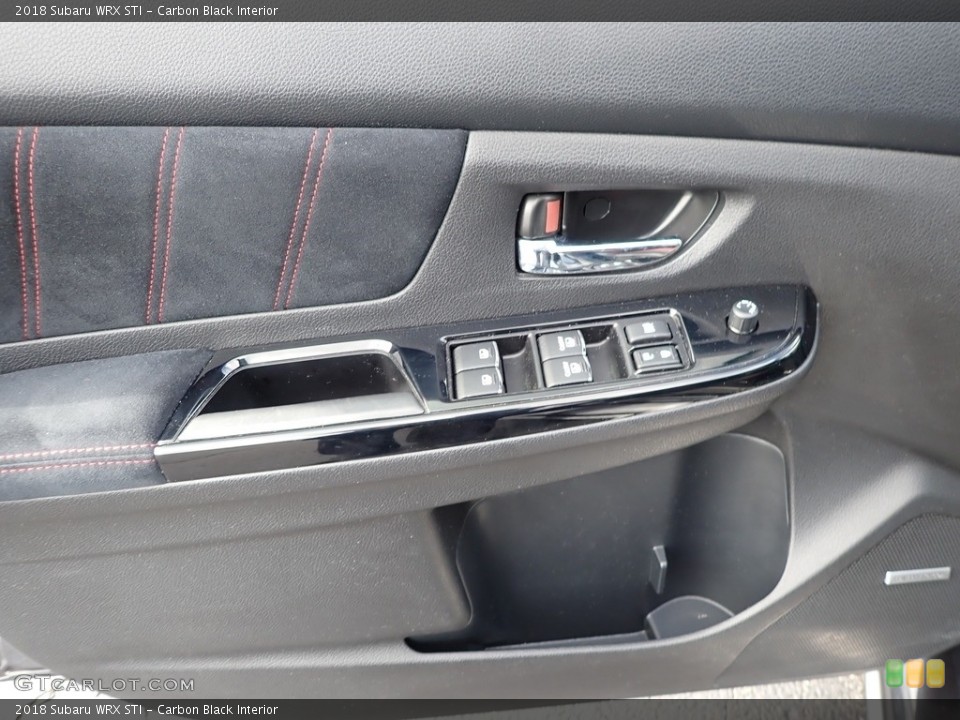 Carbon Black Interior Door Panel for the 2018 Subaru WRX STI #143097532