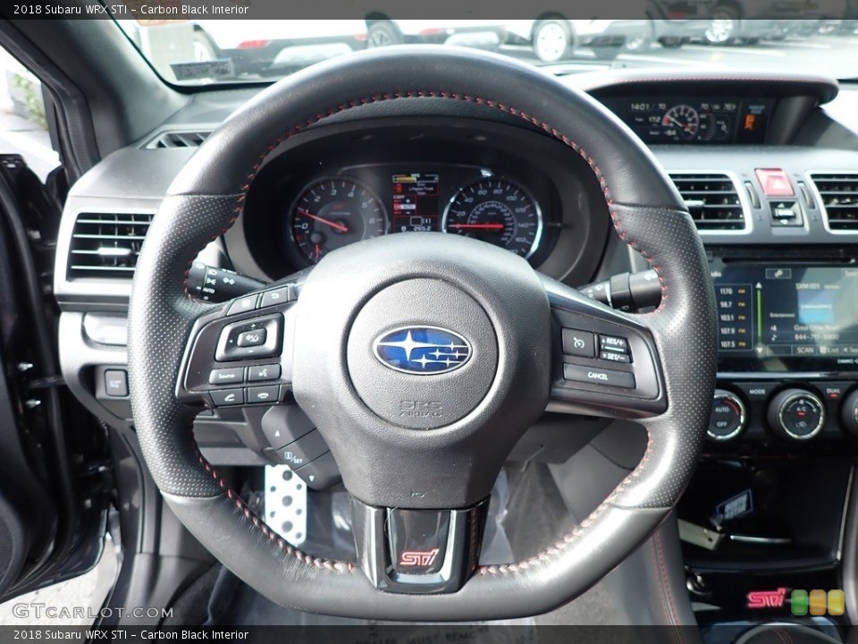 Carbon Black Interior Steering Wheel for the 2018 Subaru WRX STI #143097559