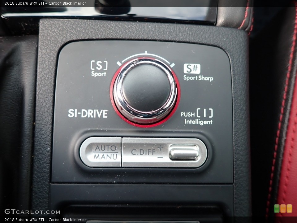 Carbon Black Interior Controls for the 2018 Subaru WRX STI #143097661