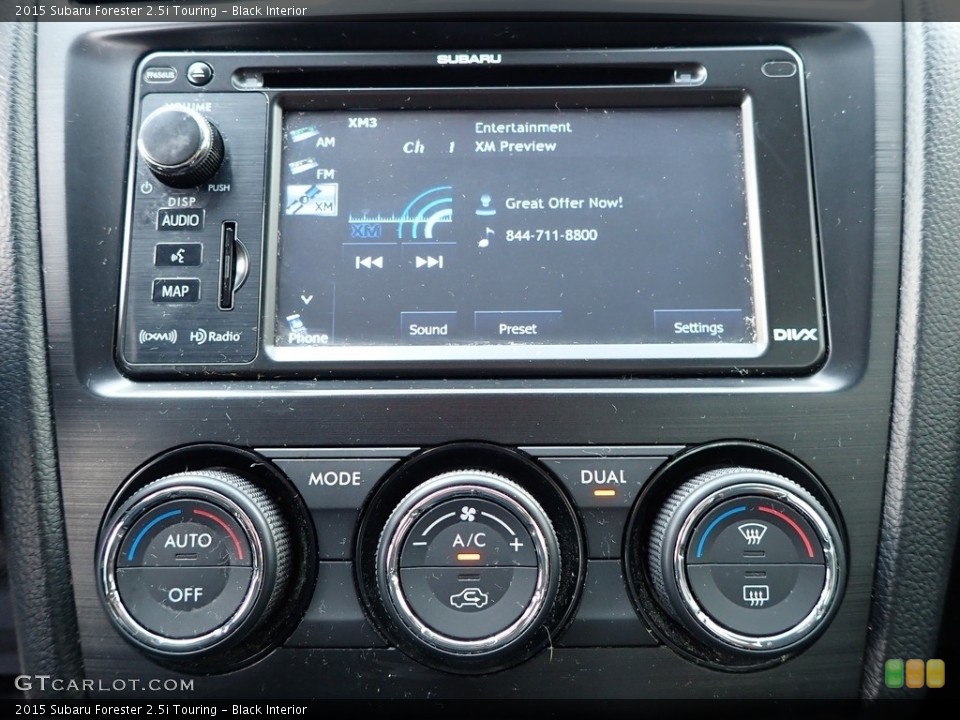 Black Interior Controls for the 2015 Subaru Forester 2.5i Touring #143098309