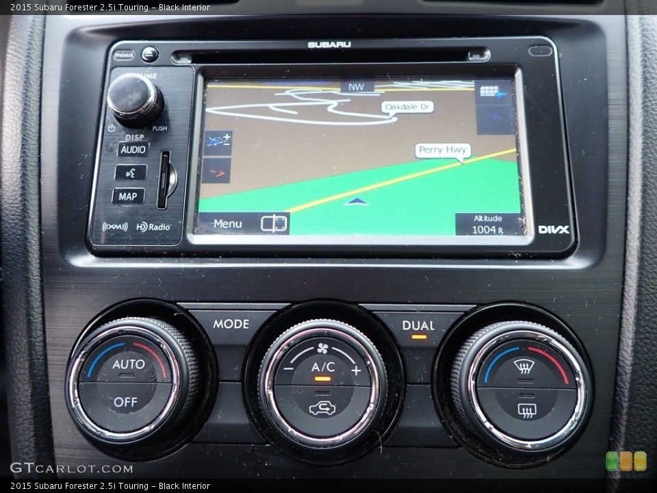 Black Interior Navigation for the 2015 Subaru Forester 2.5i Touring #143098327