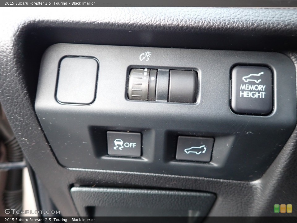Black Interior Controls for the 2015 Subaru Forester 2.5i Touring #143098417