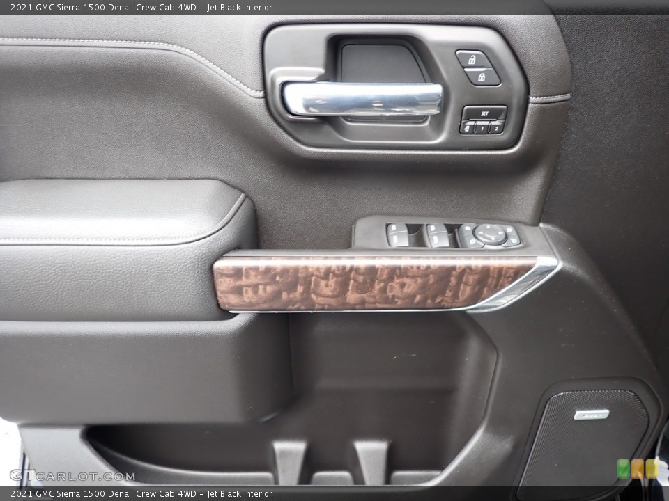 Jet Black Interior Door Panel for the 2021 GMC Sierra 1500 Denali Crew Cab 4WD #143098762
