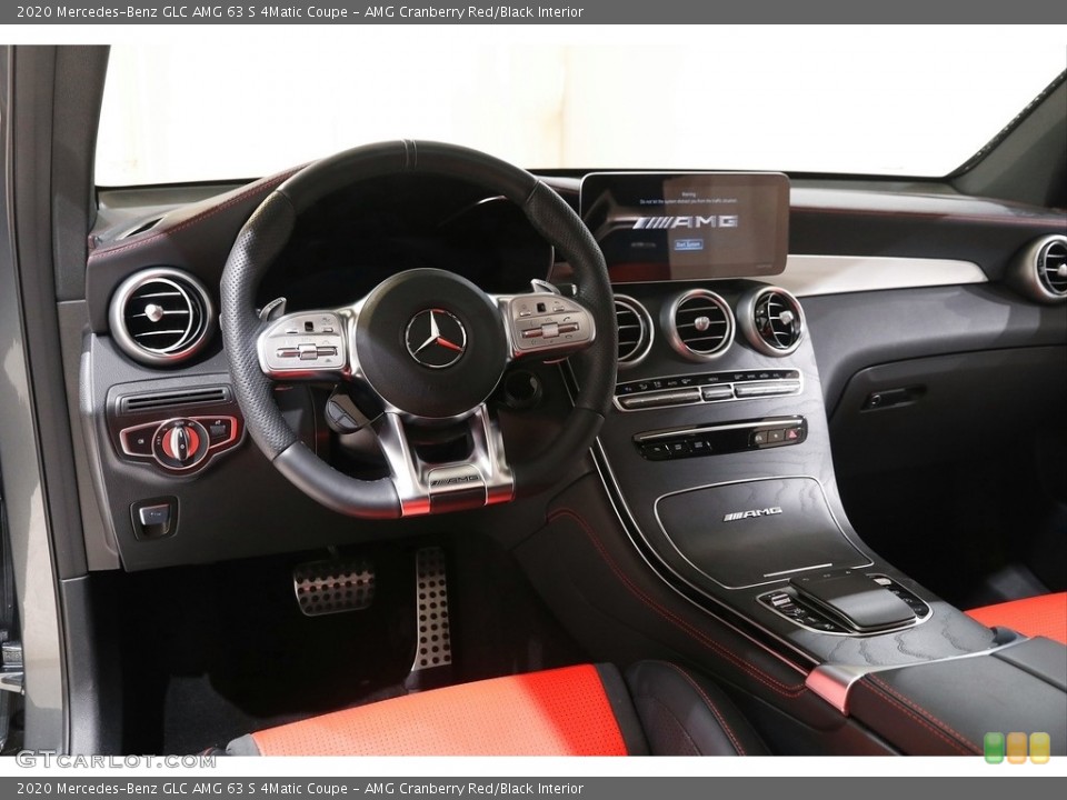AMG Cranberry Red/Black Interior Dashboard for the 2020 Mercedes-Benz GLC AMG 63 S 4Matic Coupe #143100991