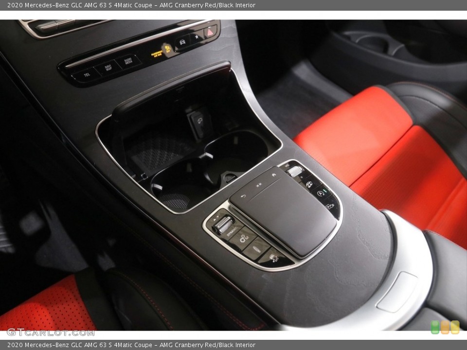 AMG Cranberry Red/Black Interior Controls for the 2020 Mercedes-Benz GLC AMG 63 S 4Matic Coupe #143101078