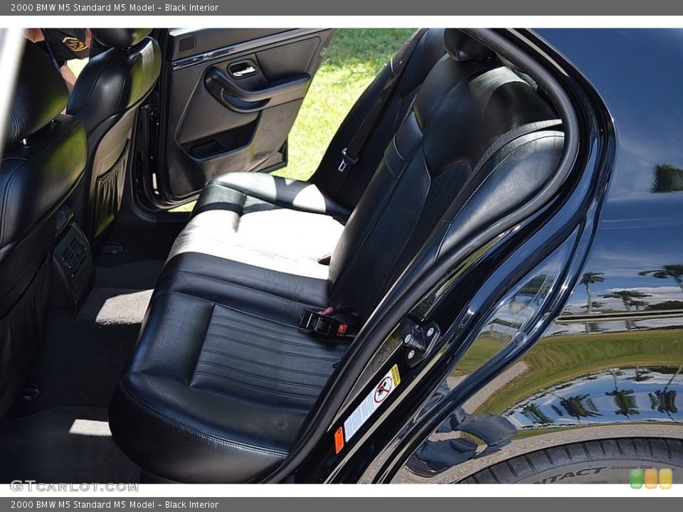 Black Interior Rear Seat for the 2000 BMW M5  #143102276