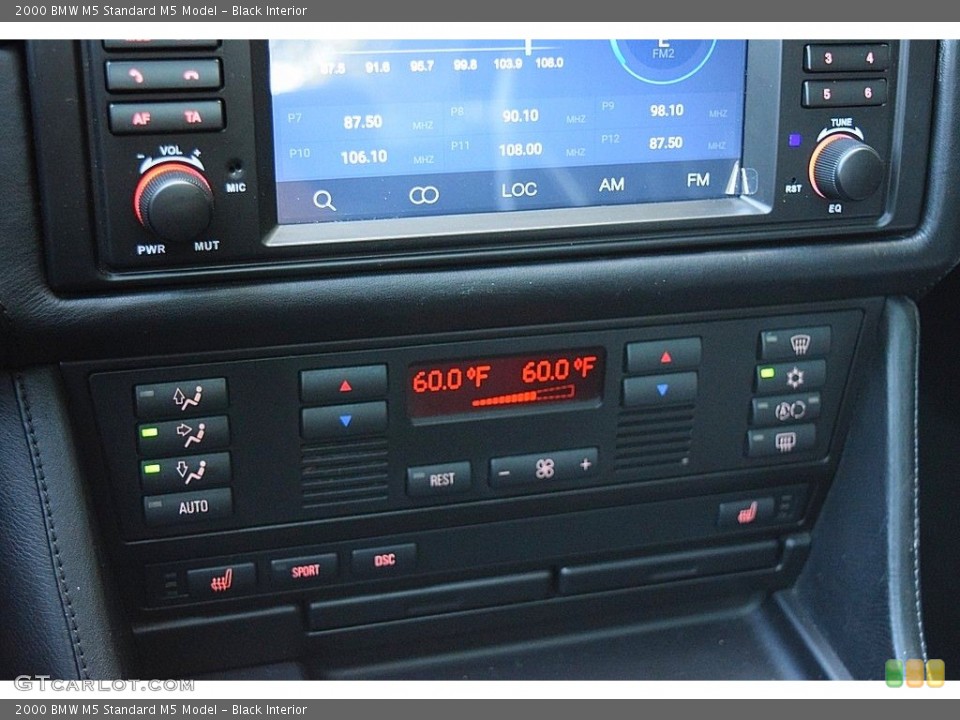 Black Interior Controls for the 2000 BMW M5  #143102465