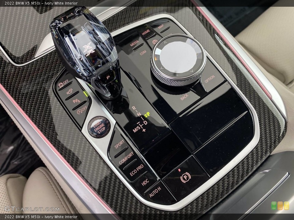 Ivory White Interior Transmission for the 2022 BMW X5 M50i #143103425
