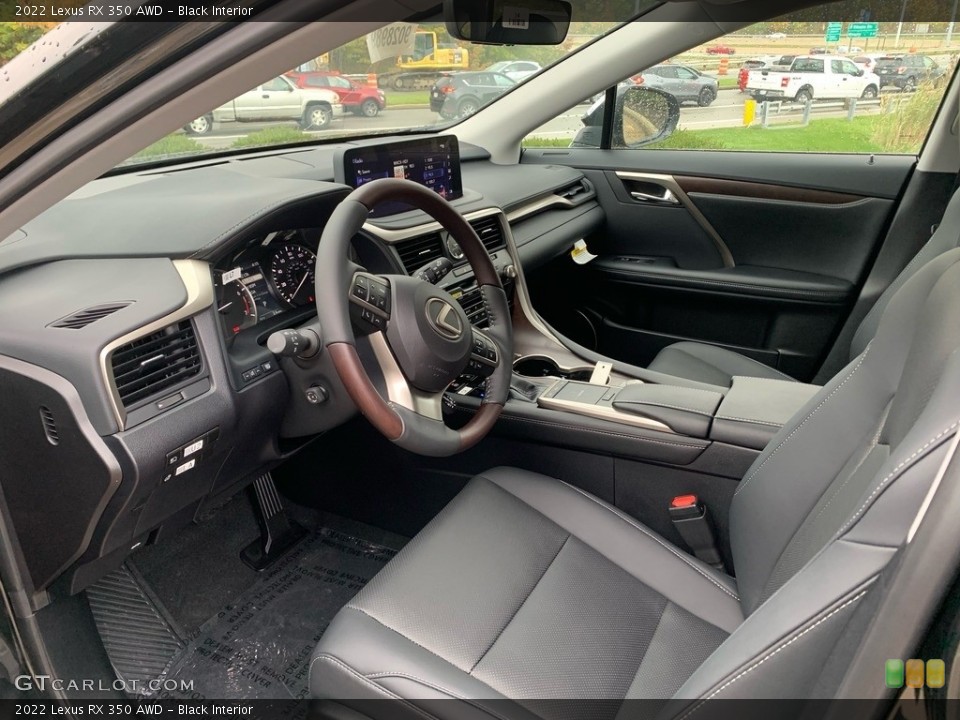 Black Interior Front Seat for the 2022 Lexus RX 350 AWD #143103527