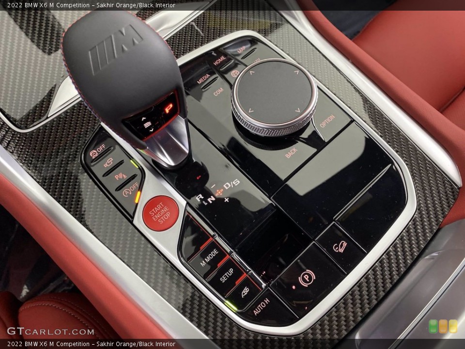 Sakhir Orange/Black Interior Transmission for the 2022 BMW X6 M Competition #143104124