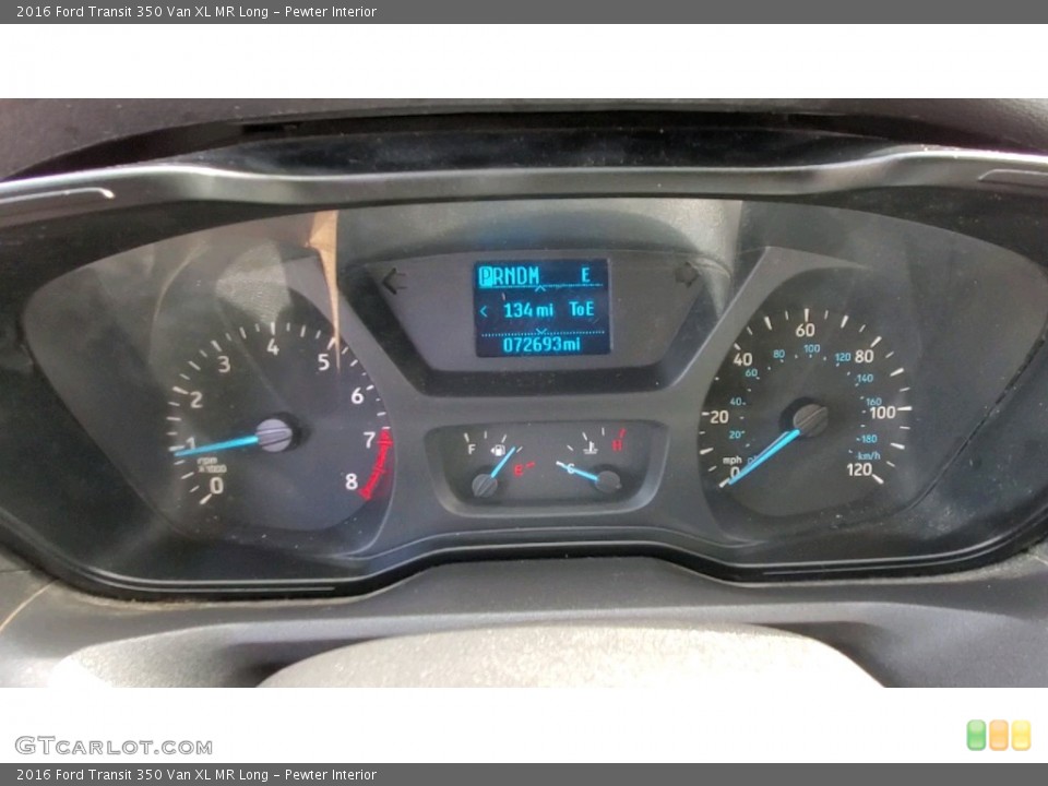 Pewter Interior Gauges for the 2016 Ford Transit 350 Van XL MR Long #143110292