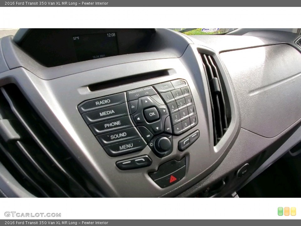 Pewter Interior Controls for the 2016 Ford Transit 350 Van XL MR Long #143110307