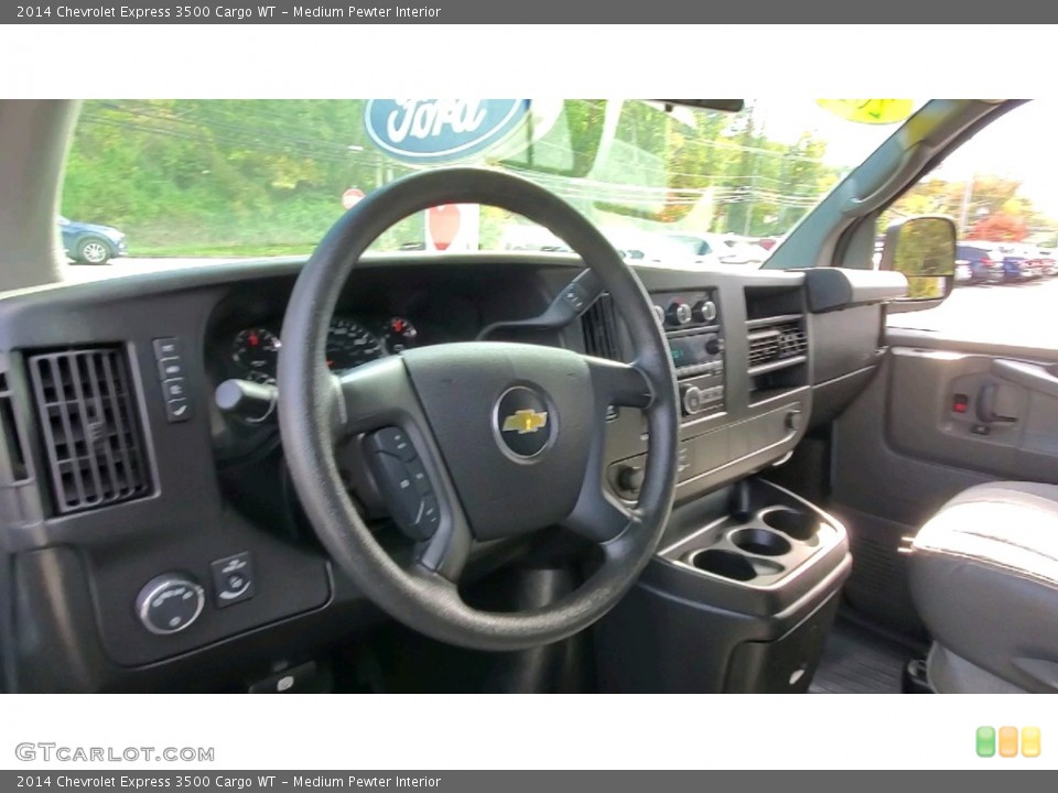 Medium Pewter Interior Dashboard for the 2014 Chevrolet Express 3500 Cargo WT #143110550