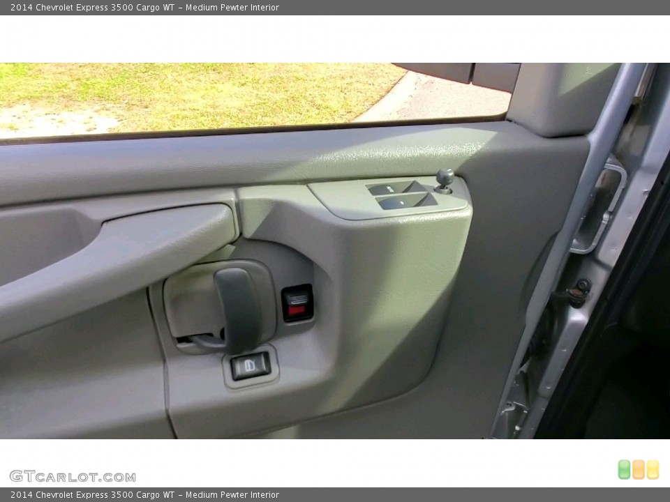 Medium Pewter Interior Door Panel for the 2014 Chevrolet Express 3500 Cargo WT #143110580
