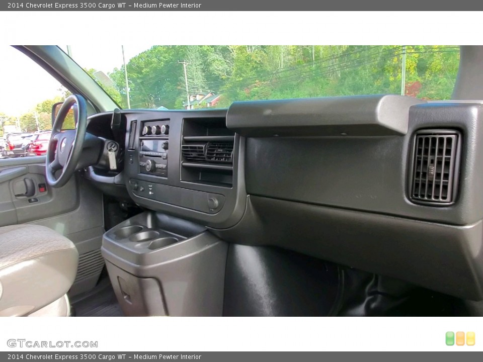 Medium Pewter Interior Dashboard for the 2014 Chevrolet Express 3500 Cargo WT #143110670