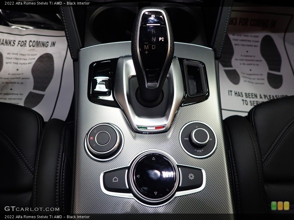 Black Interior Transmission for the 2022 Alfa Romeo Stelvio Ti AWD #143113507