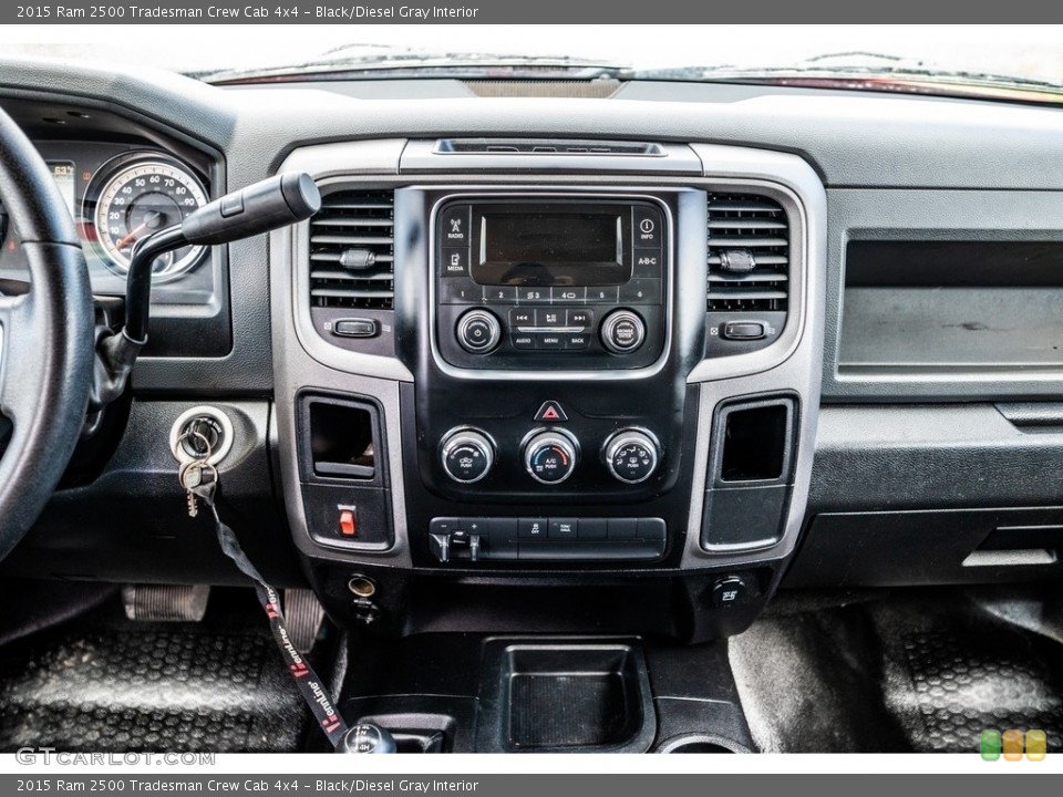 Black/Diesel Gray Interior Controls for the 2015 Ram 2500 Tradesman Crew Cab 4x4 #143113633