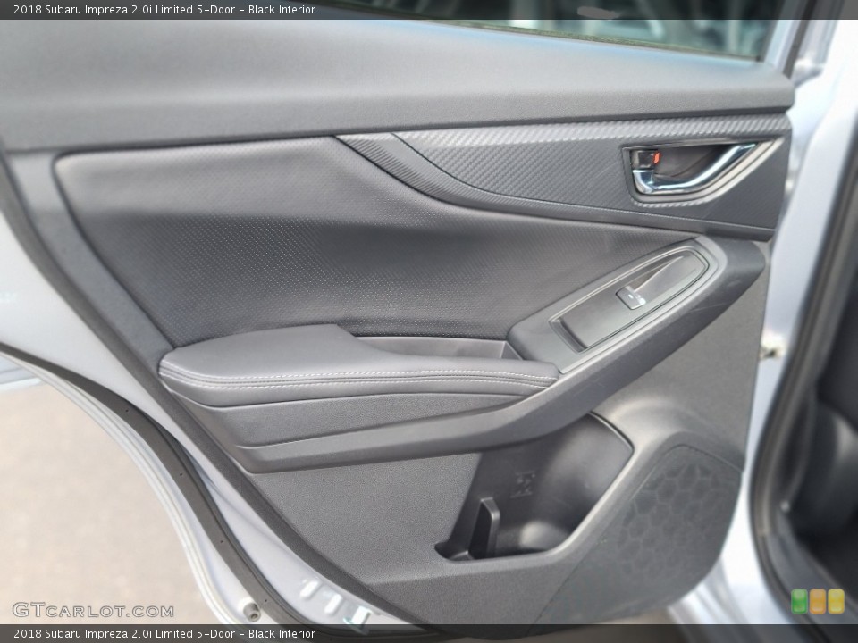 Black Interior Door Panel for the 2018 Subaru Impreza 2.0i Limited 5-Door #143114305