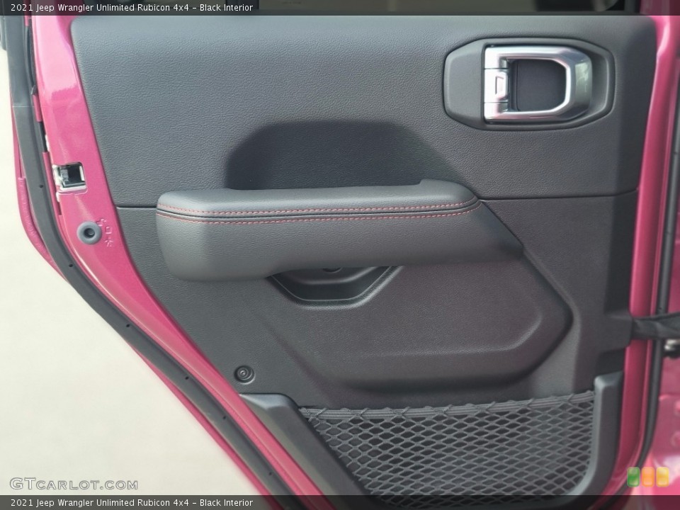 Black Interior Door Panel for the 2021 Jeep Wrangler Unlimited Rubicon 4x4 #143114623