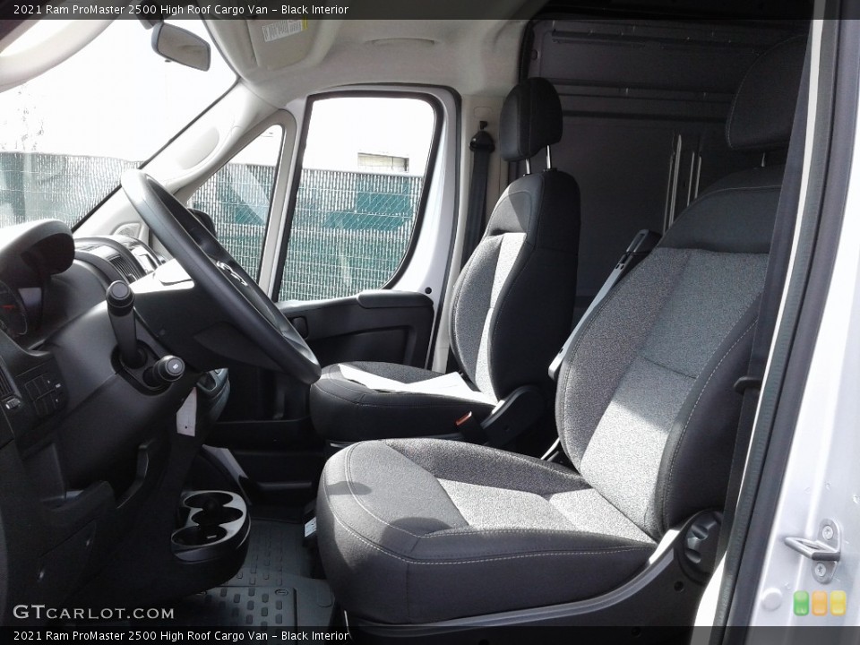 Black Interior Front Seat for the 2021 Ram ProMaster 2500 High Roof Cargo Van #143114770