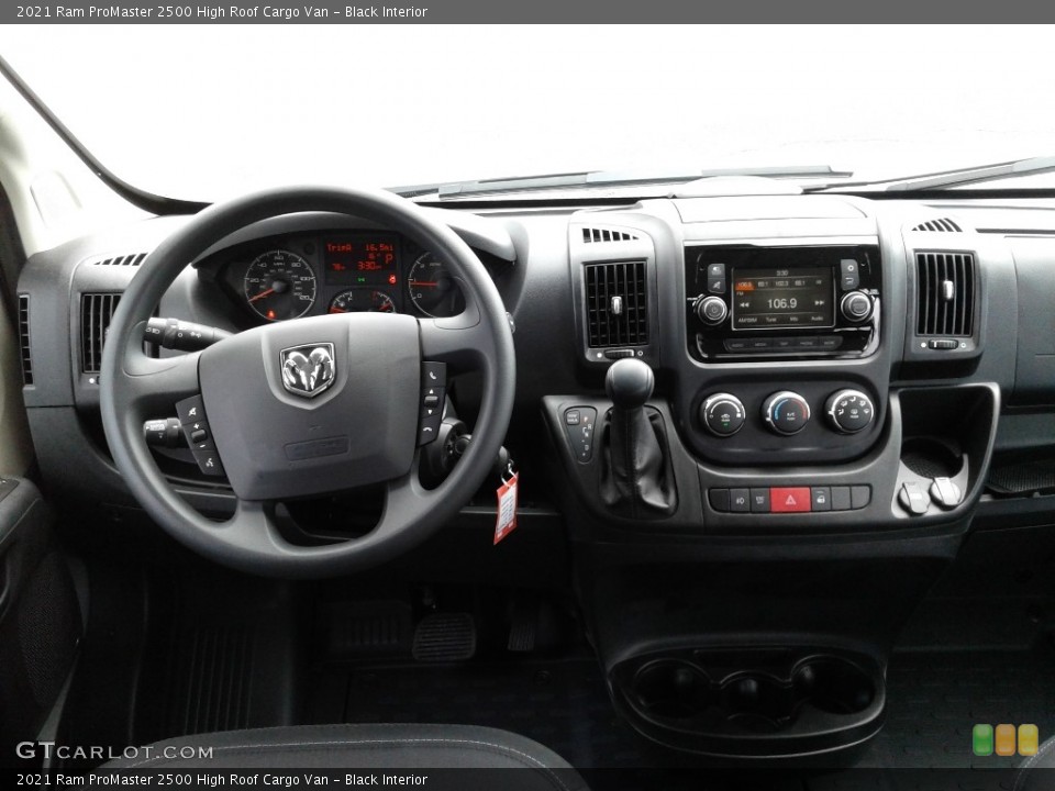 Black Interior Dashboard for the 2021 Ram ProMaster 2500 High Roof Cargo Van #143114893