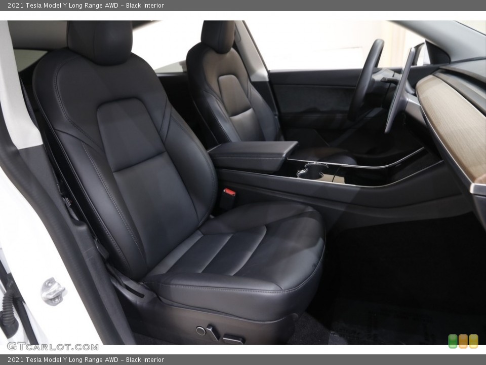 Black Interior Front Seat for the 2021 Tesla Model Y Long Range AWD #143115379