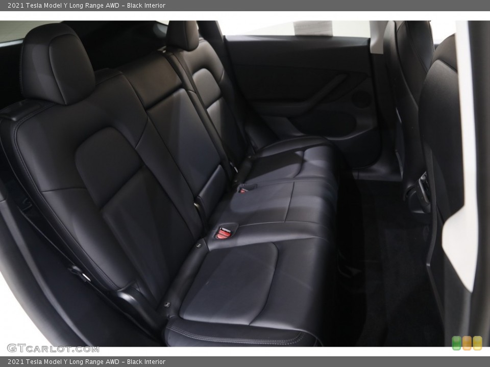Black Interior Rear Seat for the 2021 Tesla Model Y Long Range AWD #143115397