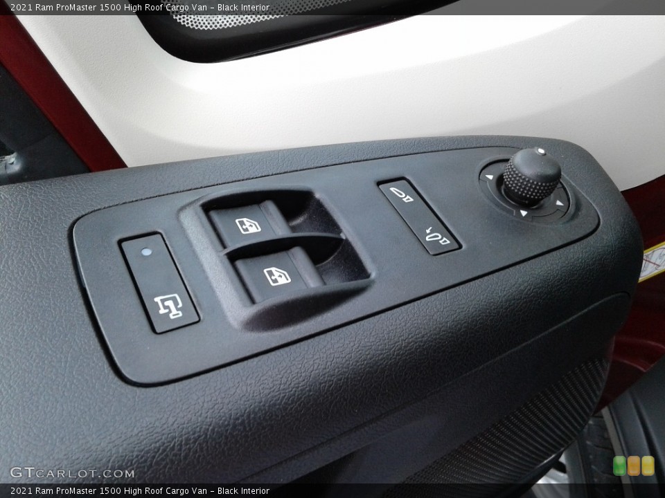 Black Interior Controls for the 2021 Ram ProMaster 1500 High Roof Cargo Van #143115418