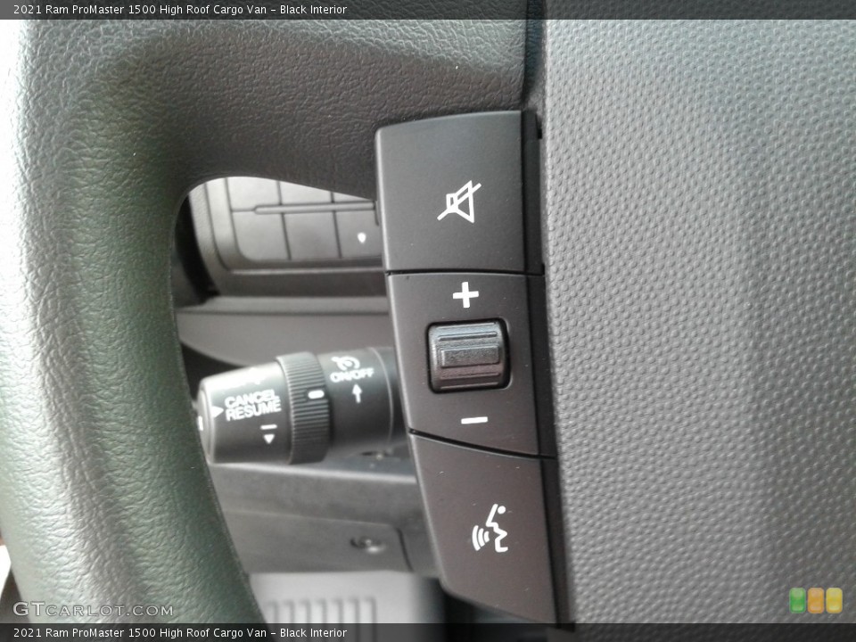 Black Interior Steering Wheel for the 2021 Ram ProMaster 1500 High Roof Cargo Van #143115517