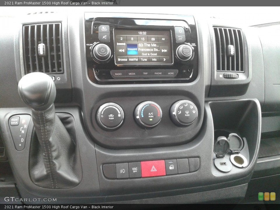 Black Interior Controls for the 2021 Ram ProMaster 1500 High Roof Cargo Van #143115634