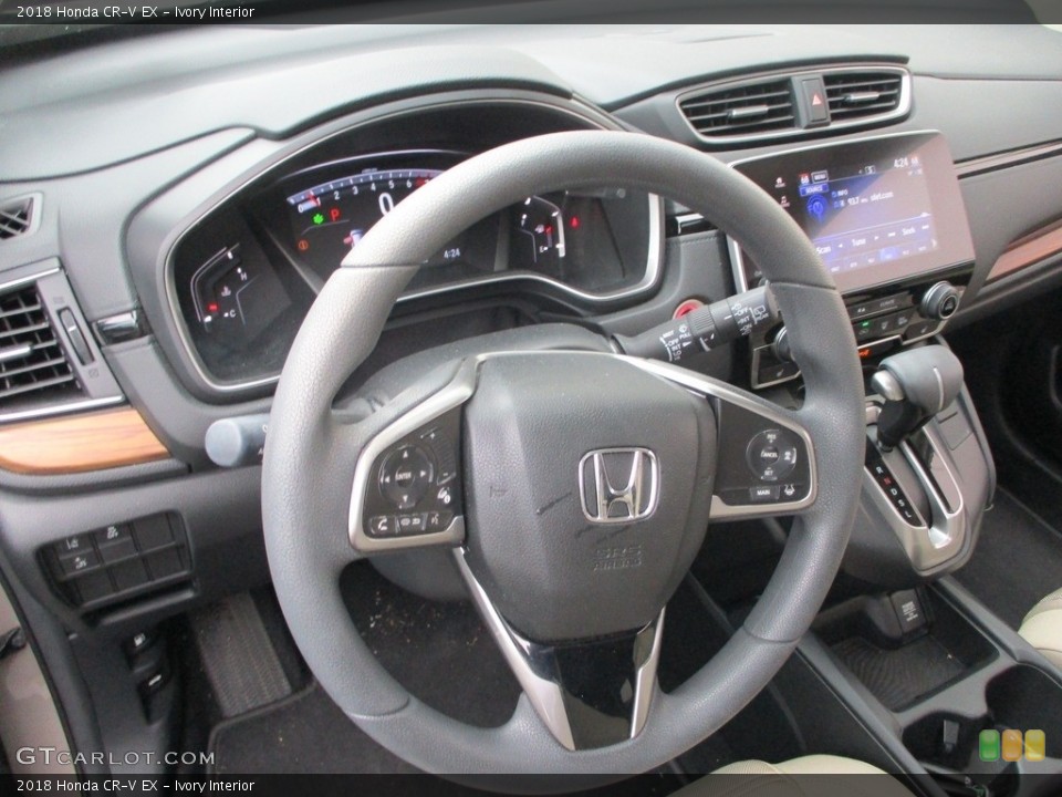 Ivory Interior Steering Wheel for the 2018 Honda CR-V EX #143116999