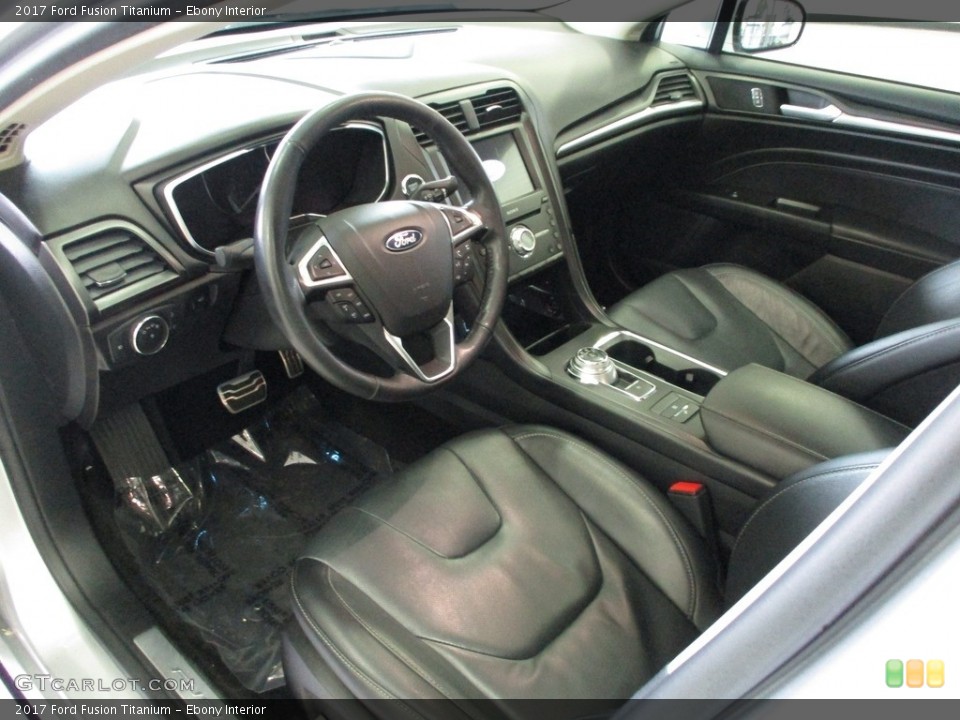 Ebony Interior Photo for the 2017 Ford Fusion Titanium #143120449