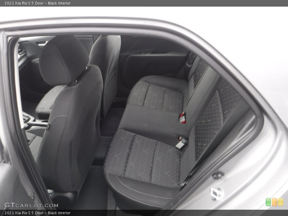 Black Interior Rear Seat for the 2021 Kia Rio S 5 Door #143121670