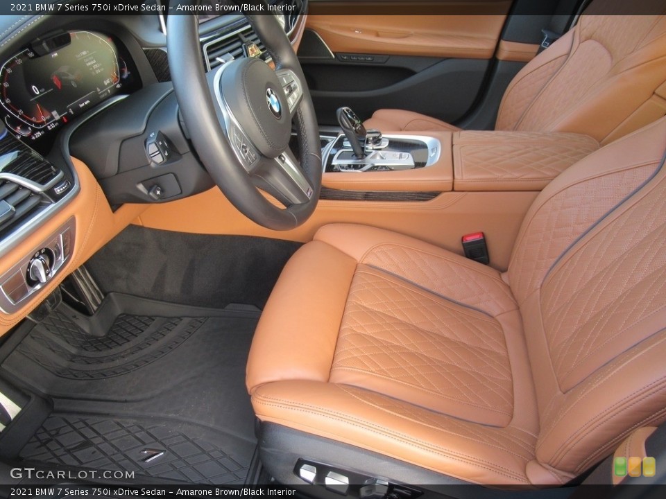 Amarone Brown/Black 2021 BMW 7 Series Interiors