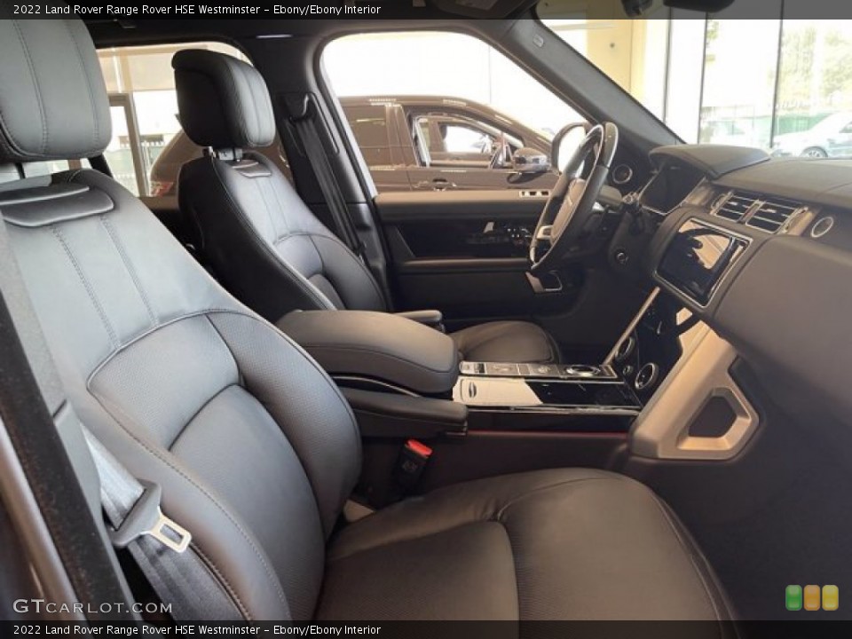 Ebony/Ebony Interior Front Seat for the 2022 Land Rover Range Rover HSE Westminster #143124839