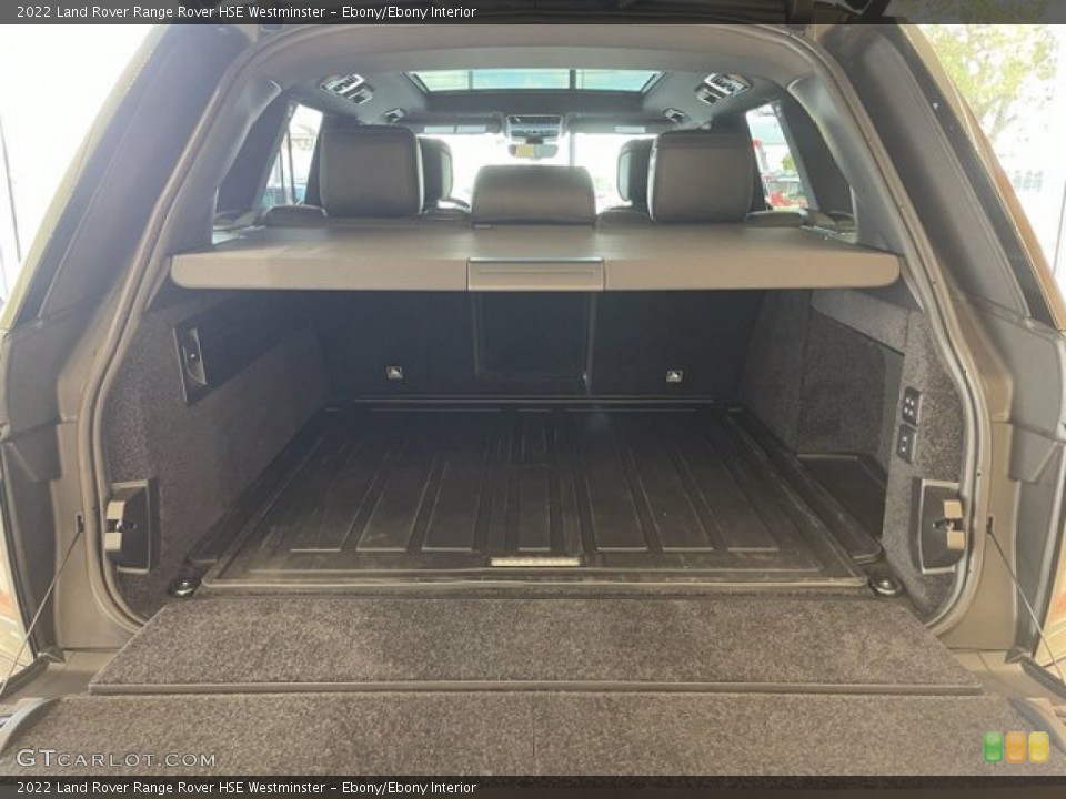 Ebony/Ebony Interior Trunk for the 2022 Land Rover Range Rover HSE Westminster #143125208