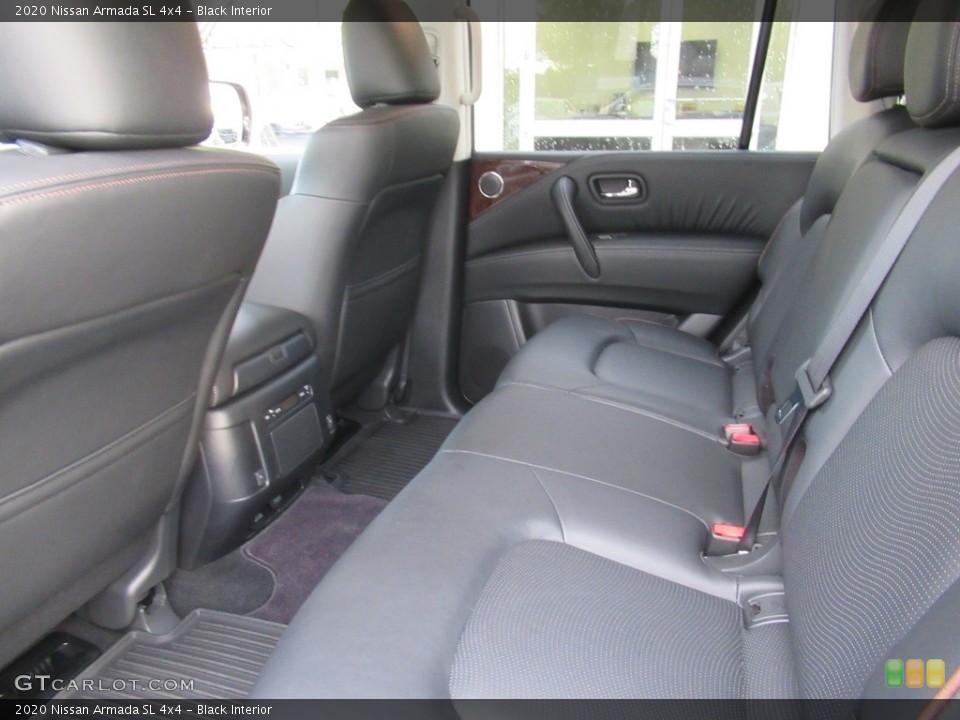 Black Interior Rear Seat for the 2020 Nissan Armada SL 4x4 #143125466