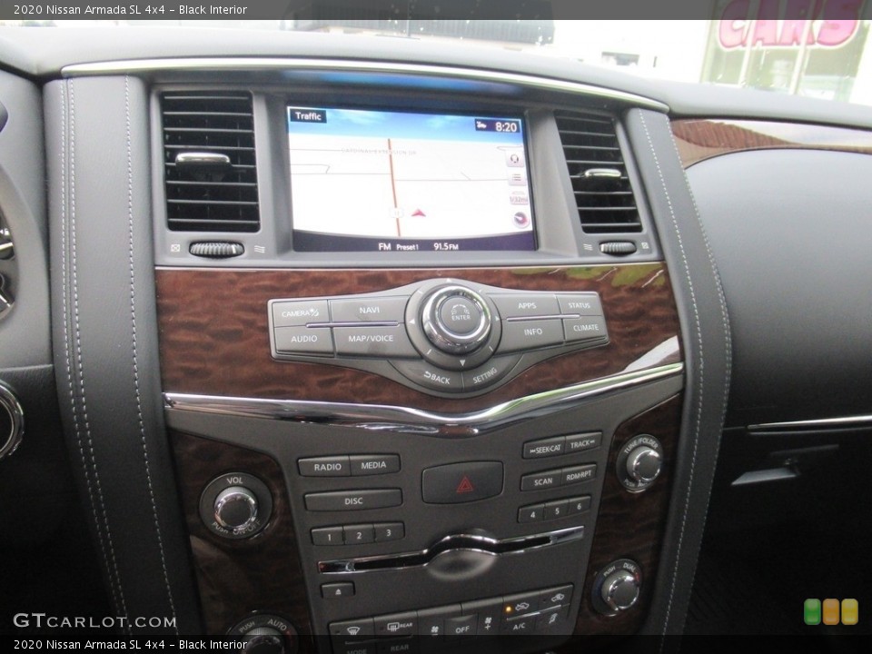 Black Interior Controls for the 2020 Nissan Armada SL 4x4 #143125547