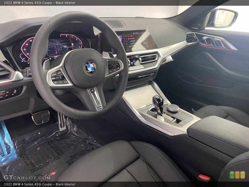 Black Interior Front Seat for the 2022 BMW 4 Series 430i Coupe #143125823