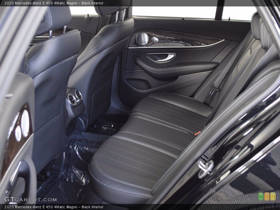 Black Interior Rear Seat for the 2020 Mercedes-Benz E 450 4Matic Wagon #143127933