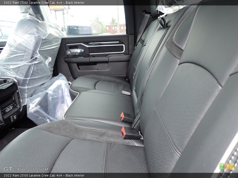 Black Interior Rear Seat for the 2022 Ram 2500 Laramie Crew Cab 4x4 #143128065