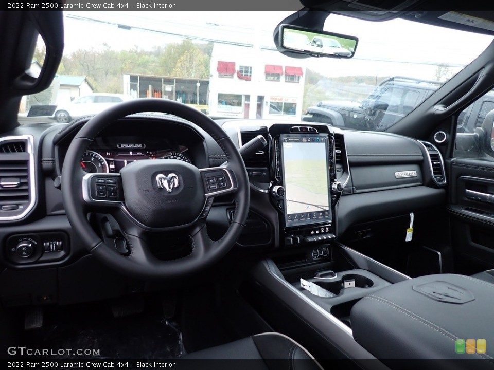 Black Interior Photo for the 2022 Ram 2500 Laramie Crew Cab 4x4 #143128086