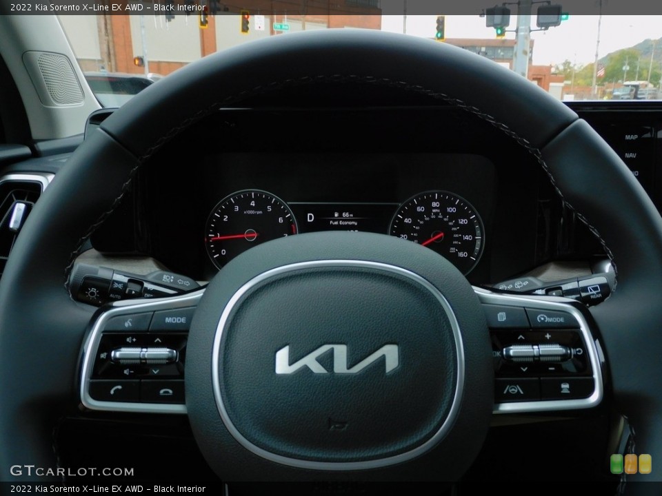 Black Interior Steering Wheel for the 2022 Kia Sorento X-Line EX AWD #143128347