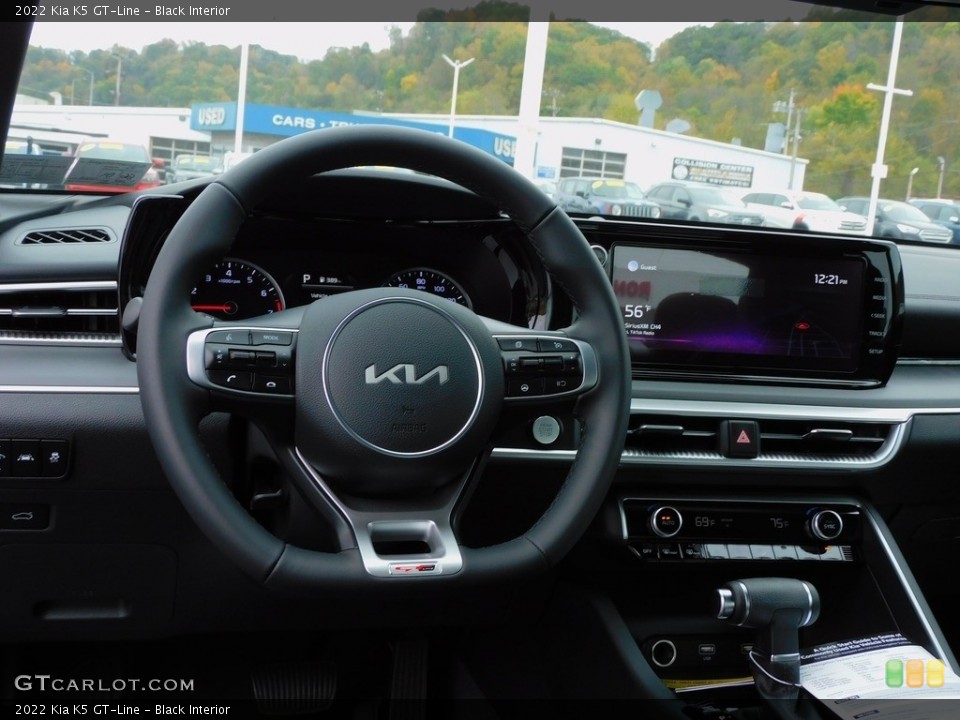 Black Interior Dashboard for the 2022 Kia K5 GT-Line #143128656