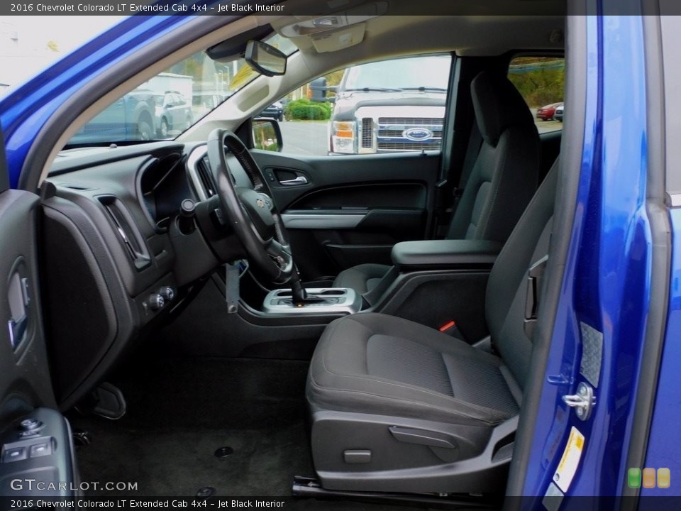 Jet Black Interior Front Seat for the 2016 Chevrolet Colorado LT Extended Cab 4x4 #143130255