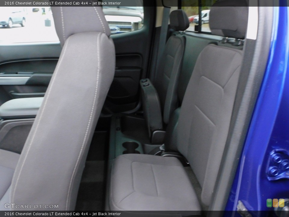 Jet Black Interior Rear Seat for the 2016 Chevrolet Colorado LT Extended Cab 4x4 #143130273