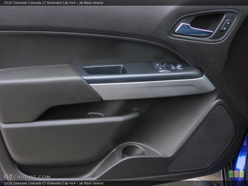 Jet Black Interior Door Panel for the 2016 Chevrolet Colorado LT Extended Cab 4x4 #143130309